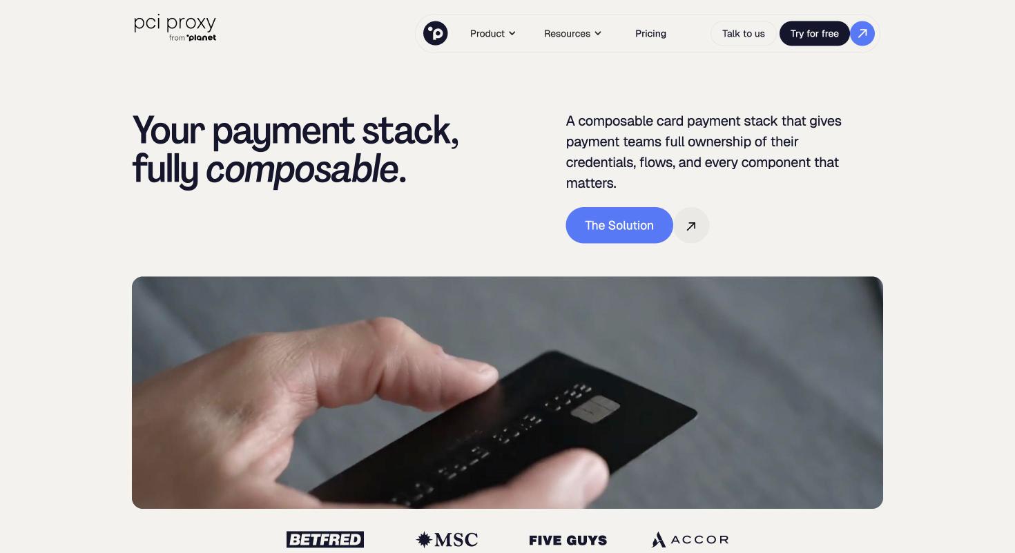 The PCI Proxy homepage