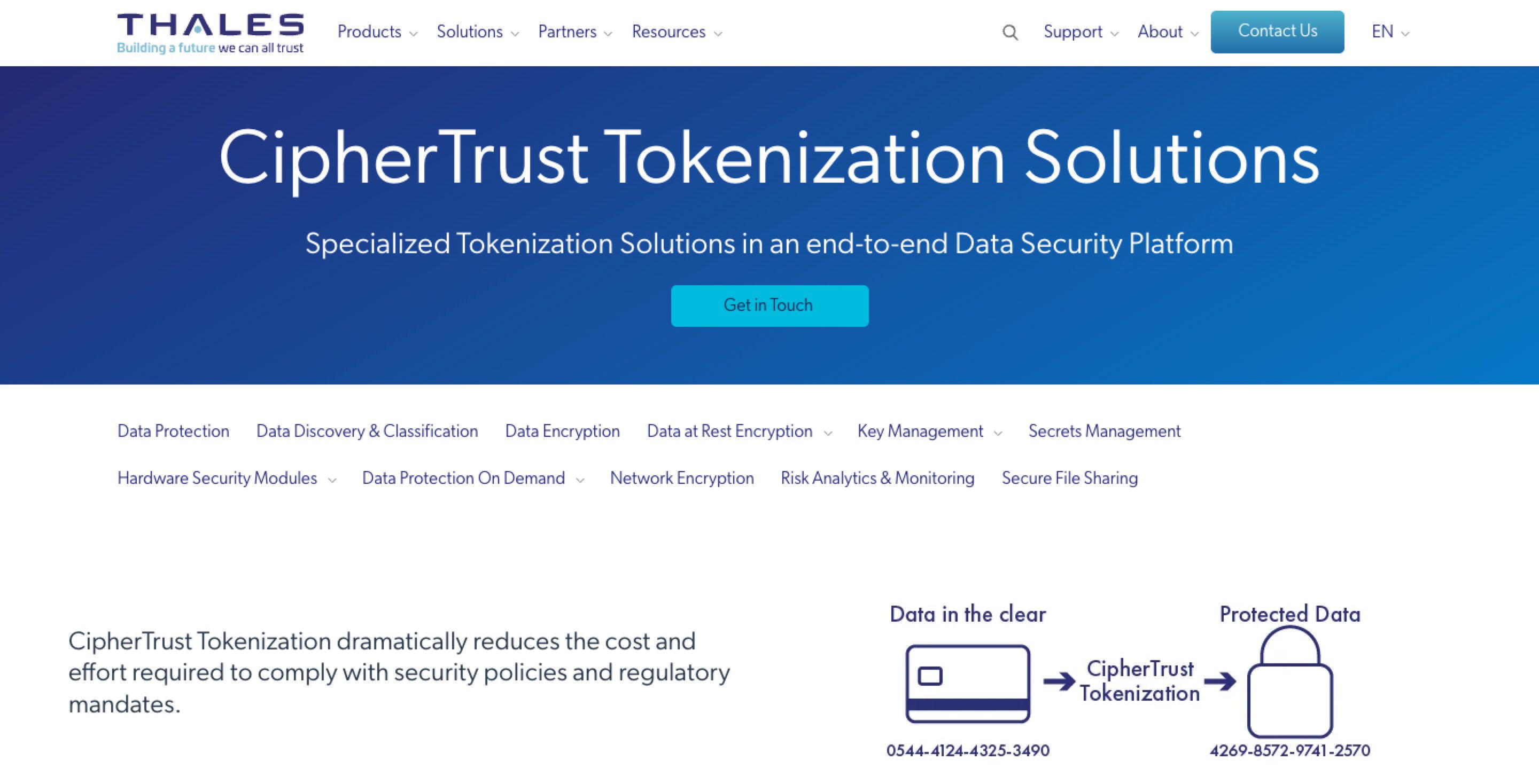 Thales homepage