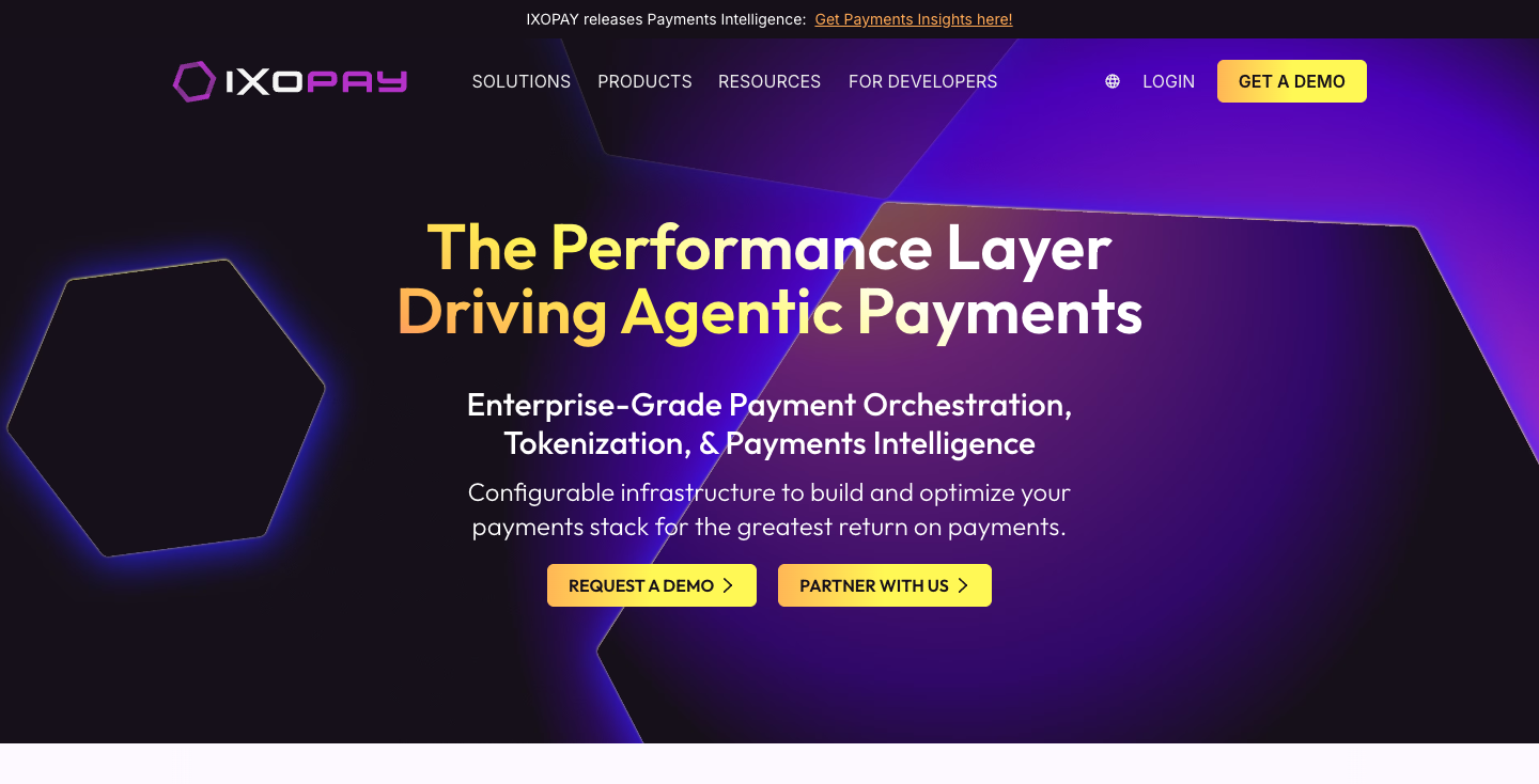IXOPAY homepage, the company that now includes TokenEx